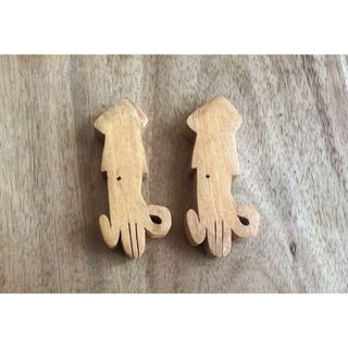 【新品】イカの箸置き(2つ)(食器)