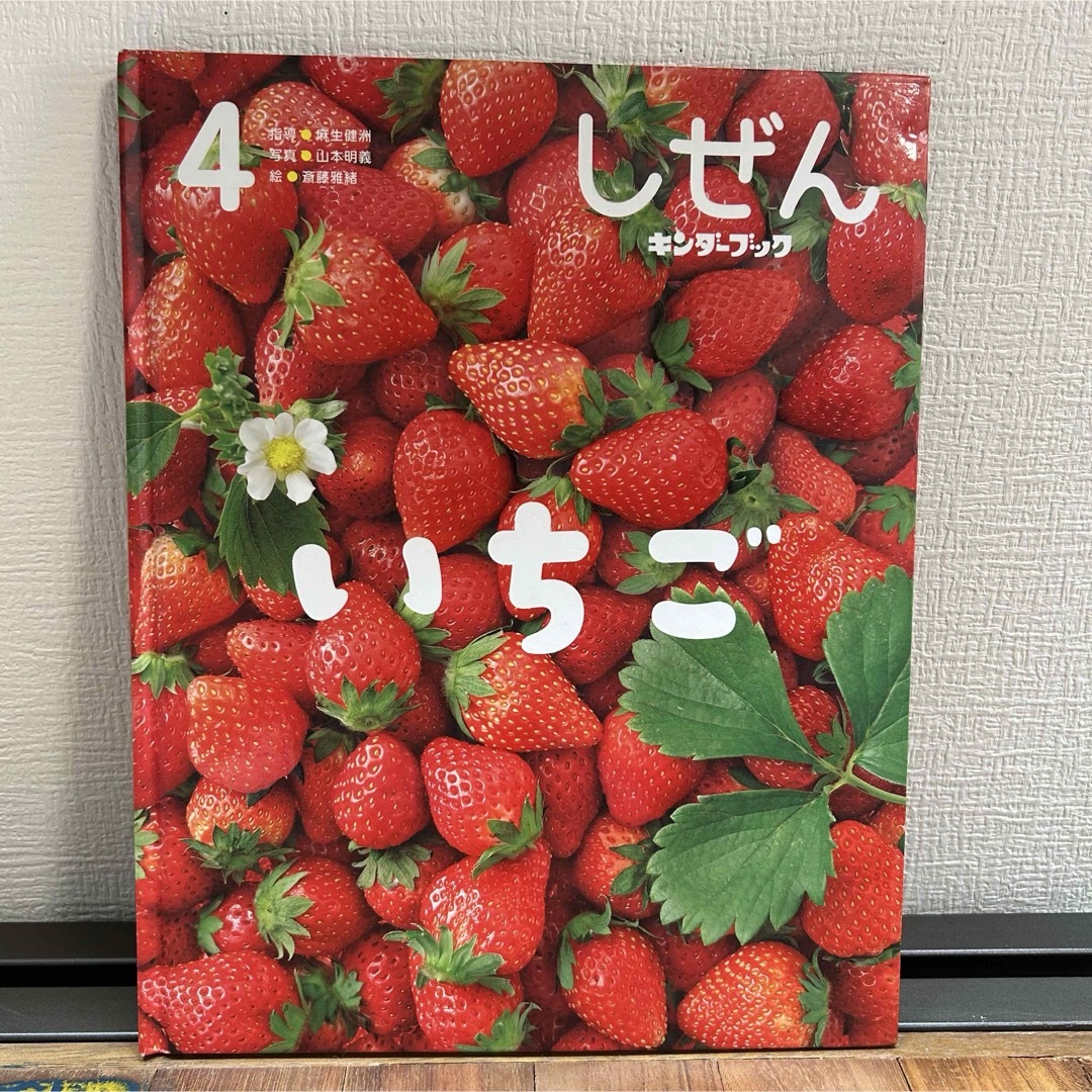 3342：しぜん いちご 絵本 キンダーブック フレーベル館の通販