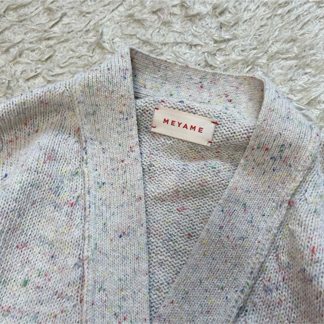 入荷通知 アプリ おすすめ SLOBE IENA 2023SS TWEEDカーディガン MEYAME IENA取扱 SLOBE - トップス