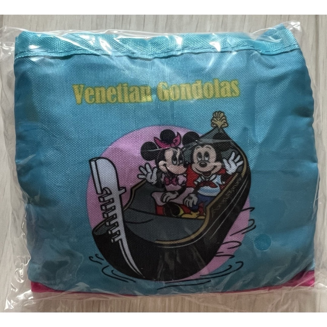 東京ディズニーリゾート カプセルトイ エコバッグ 水色 ヴェネツィアンゴンドラ レディースのバッグ(エコバッグ)の商品写真