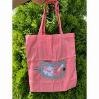 「正規品」エコバッグ♡ハイビスカス♡ローズピンク♡ハワイアンキルト(エコバッグ)