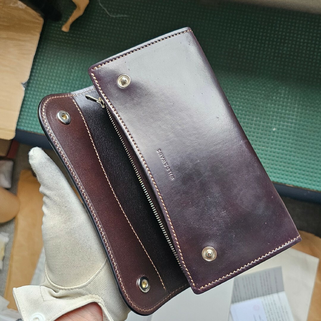 未使用 ワイルドスワンズ #8 シェルコードバン WAVE Cordovanの 未使用 ワイルドスワンズ #8 シェルコードバン WAVE Cordovanの