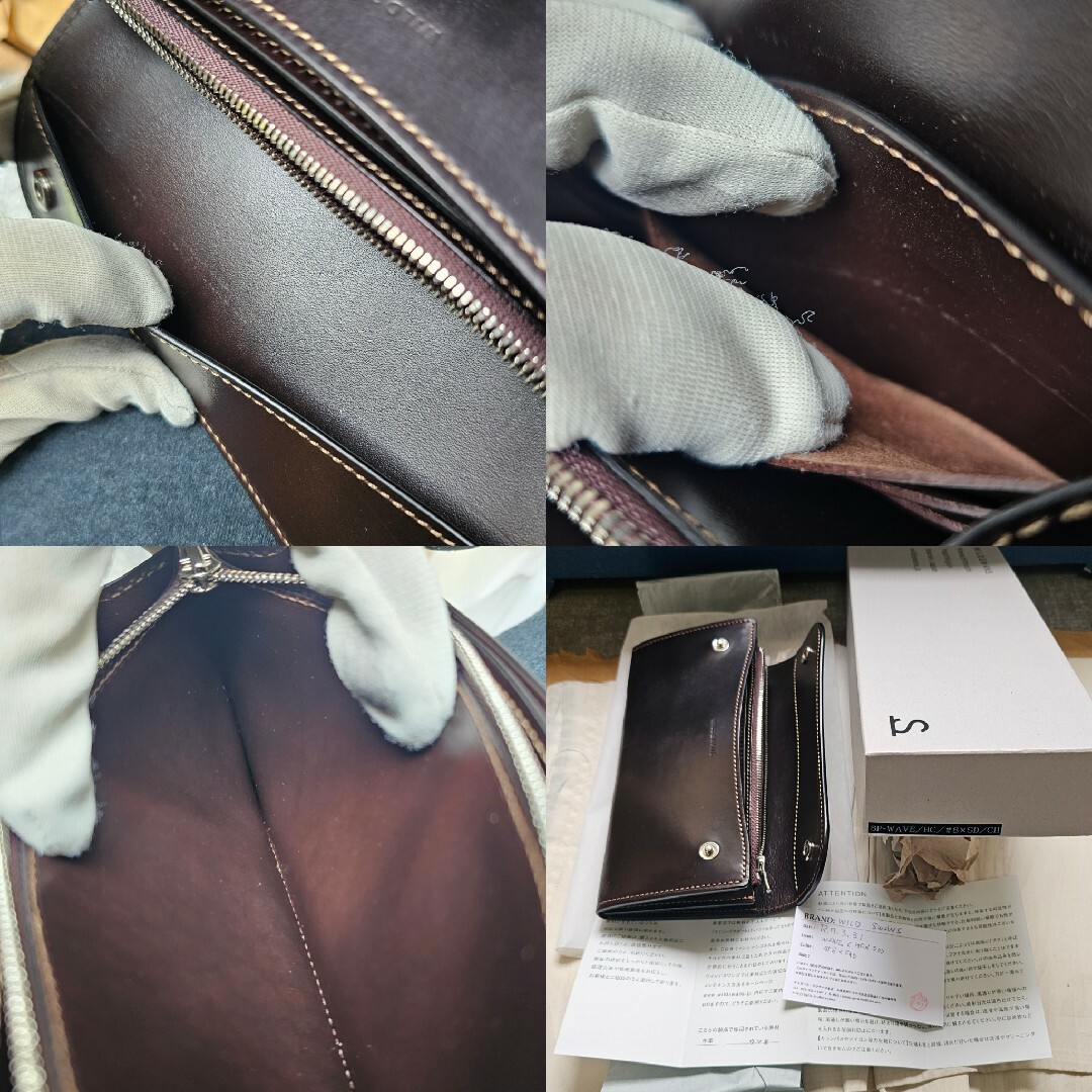 未使用 ワイルドスワンズ #8 シェルコードバン WAVE Cordovanの 未使用 ワイルドスワンズ #8 シェルコードバン WAVE Cordovanの