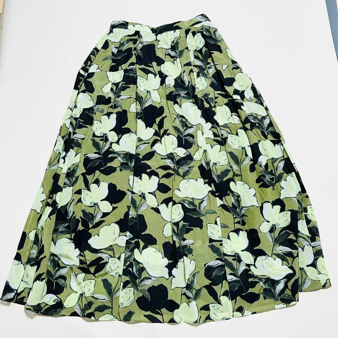 Ballsey - 美品　ボールジィ マグノリアプリント ギャザーロングスカート　花柄　36