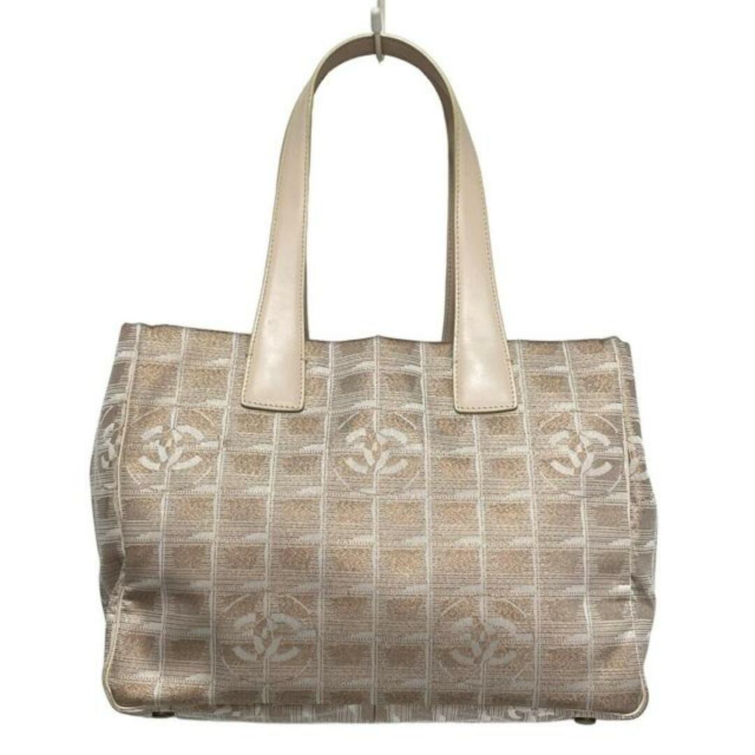 CHANEL - CHANEL(シャネル) トートバッグ ニュートラベルライントートPM A20457 ベージュ×ライトグレー×ピンク レザー