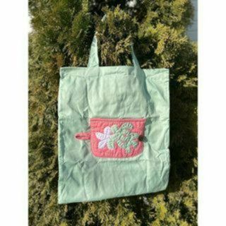 ＜正規品＞エコバッグ♡ホヌ♡ライトセルドングリーン♡ハワイアン(エコバッグ)