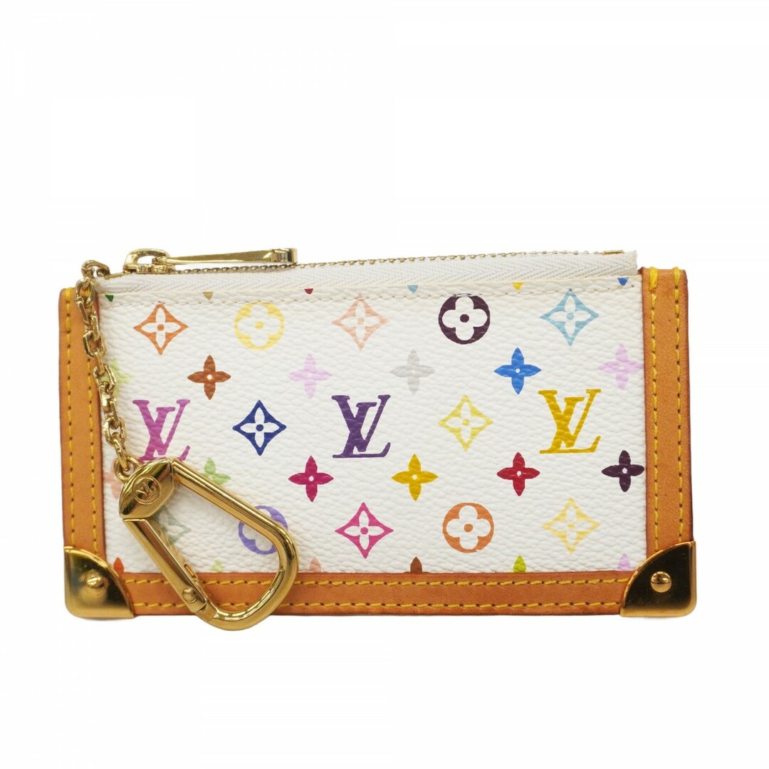 LOUIS VUITTON - 【5ec2796】ルイヴィトン コインケース モノグラム・マルチカラー ポシェットクレ M92655 ブロン【中古】レディース