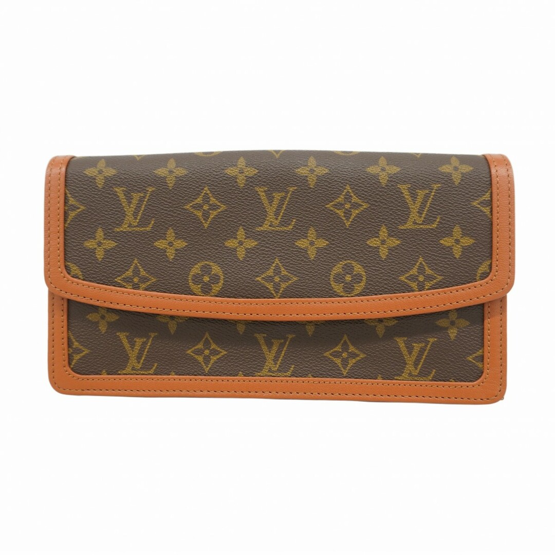 LOUIS VUITTON - 【5ec2856】ルイヴィトン クラッチバッグ モノグラム ポシェットダムPM M51812 ブラウン【中古】レディース