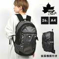 リュック メンズ ロゴス LOGOS リュックサック コンパクト 26L A4 バックパック 大容量 拡張 通勤 通学 大人 男性 女性 おしゃれ カジュアル スリム 収納 ポケット 多い 旅行 レジャー アウトドア カ 73.ネイビー