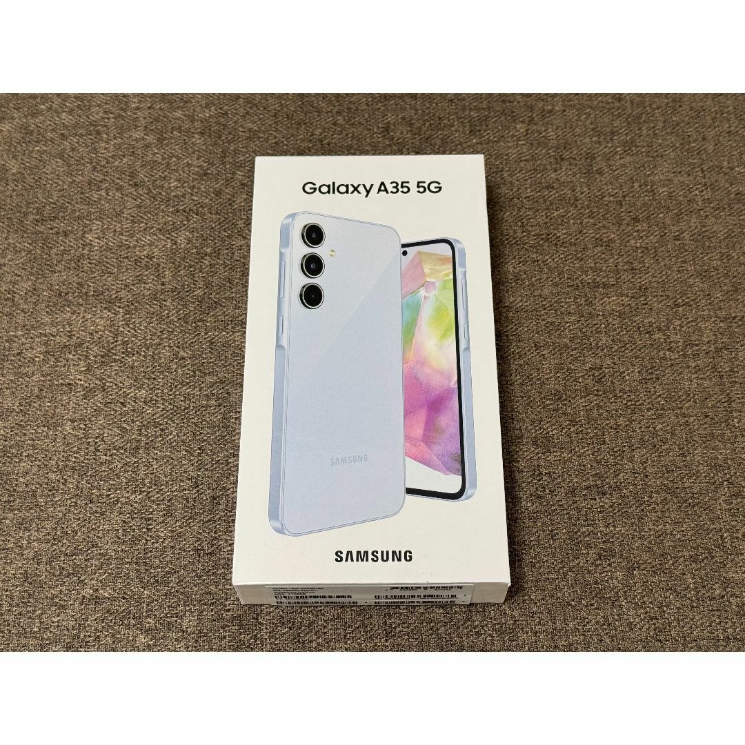 SAMSUNG - 【SIMフリー】Galaxy A35 5G 8/256 アイスブルー【新品】