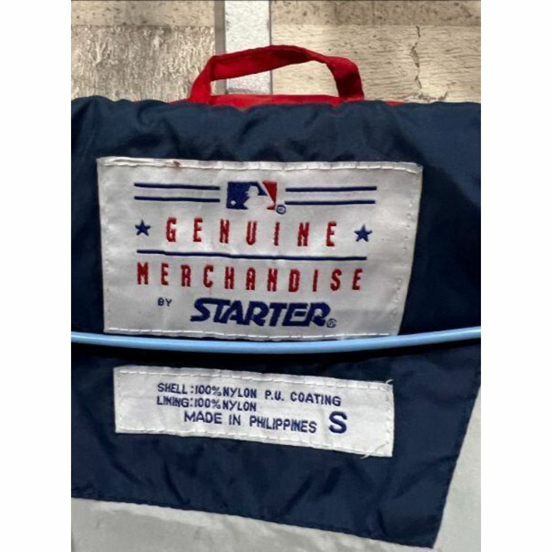 STARTER(スターター)の90'S スターター MLB ボストン レッドソックス ナイロン ジャケット 大きめ S ウインドブレーカー STARTER ヴィンテージ メンズのジャケット/アウター(ナイロンジャケット)の商品写真