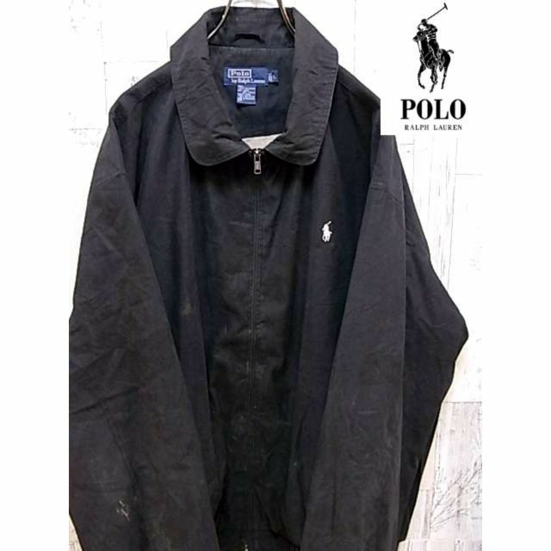 の 人気アイテムランキング POLO RALPH LAUREN - Polo Ralph Lauren L ブラック ブルゾン ジャケット・アウター