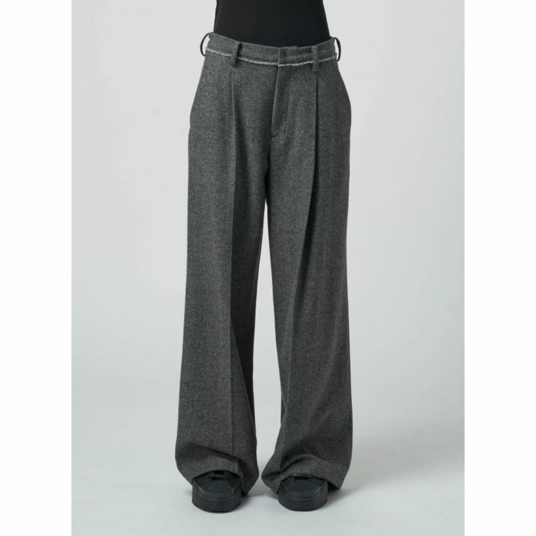 Yohji Yamamoto - Yohji Yamamoto ヘリンボーン センタープレスパンツ