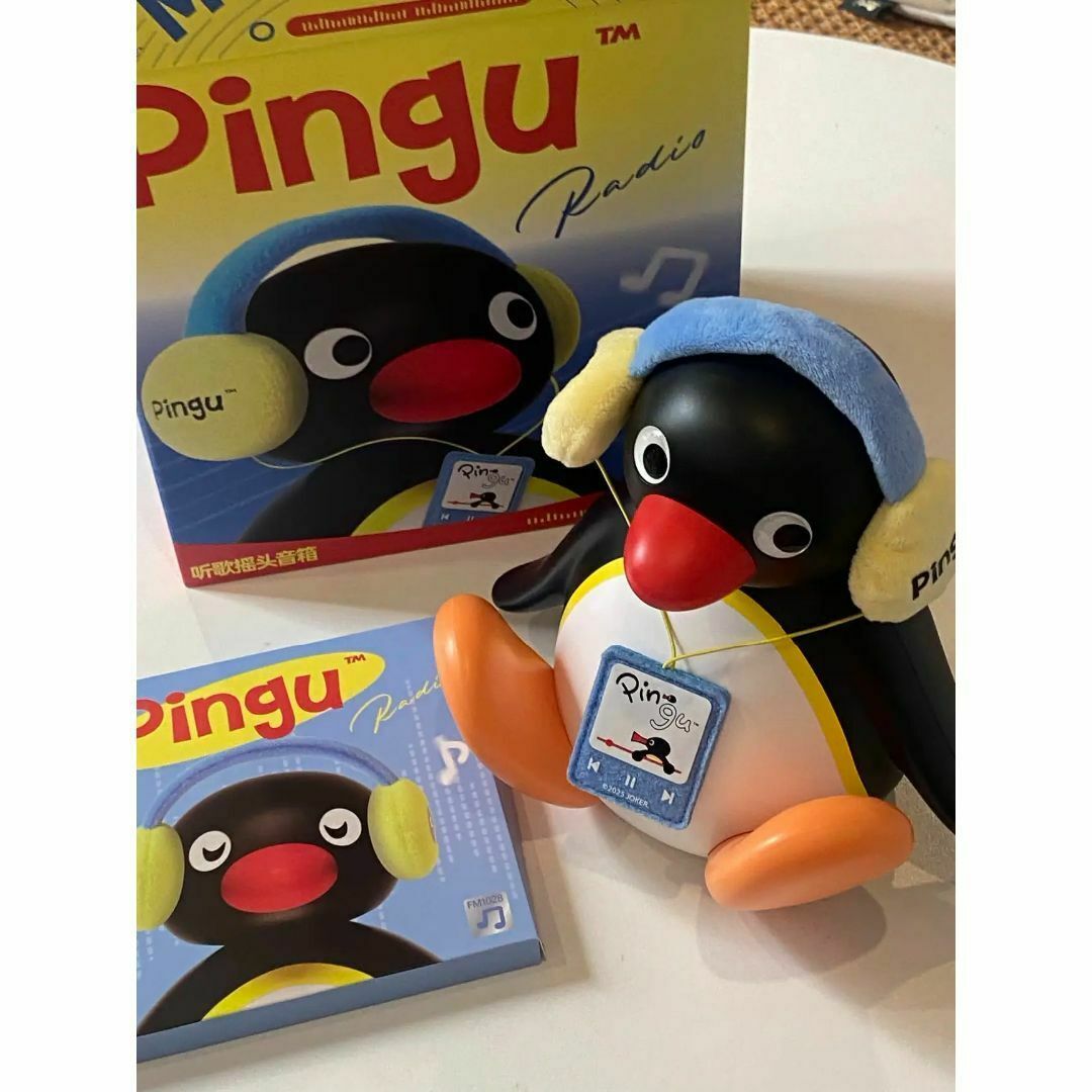 新品未開封 pingu 揺れるBluetoothスピーカー 磁気イヤホン中国限定