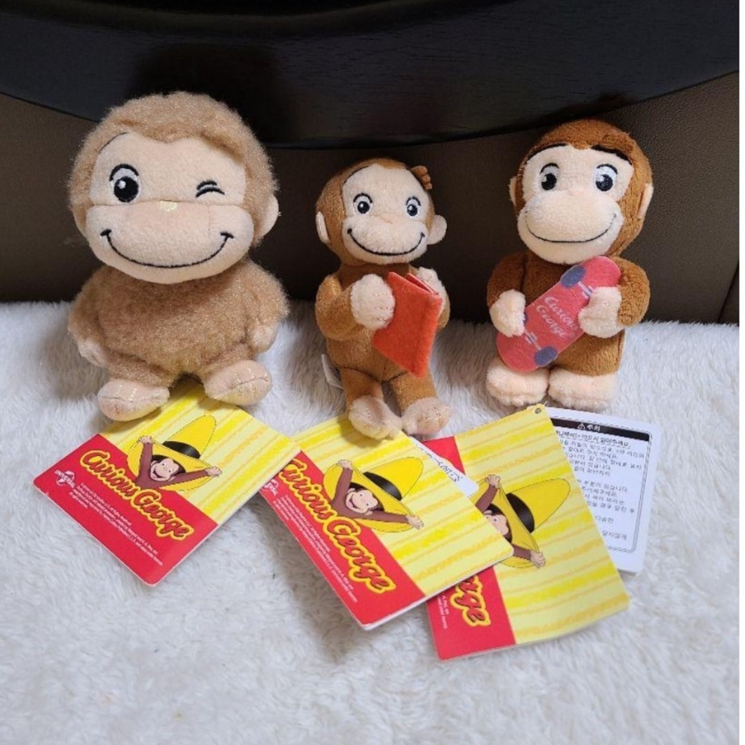 おさるのジョージ セット エンタメ/ホビーのおもちゃ/ぬいぐるみ(キャラクターグッズ)の商品写真