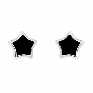 ピアス 両耳 スター シルバー レディース シンプル ファッション 男女兼用(ノーカラージャケット)