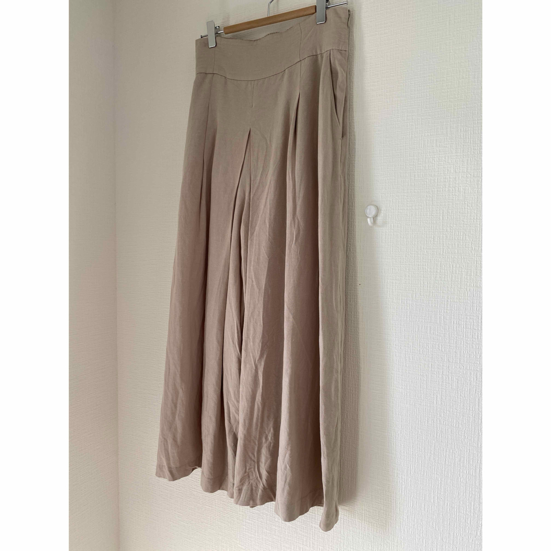 Mystrada(マイストラーダ)のCADUNE タックガウチョ パンツ　カデュネ　38 レディースのパンツ(カジュアルパンツ)の商品写真