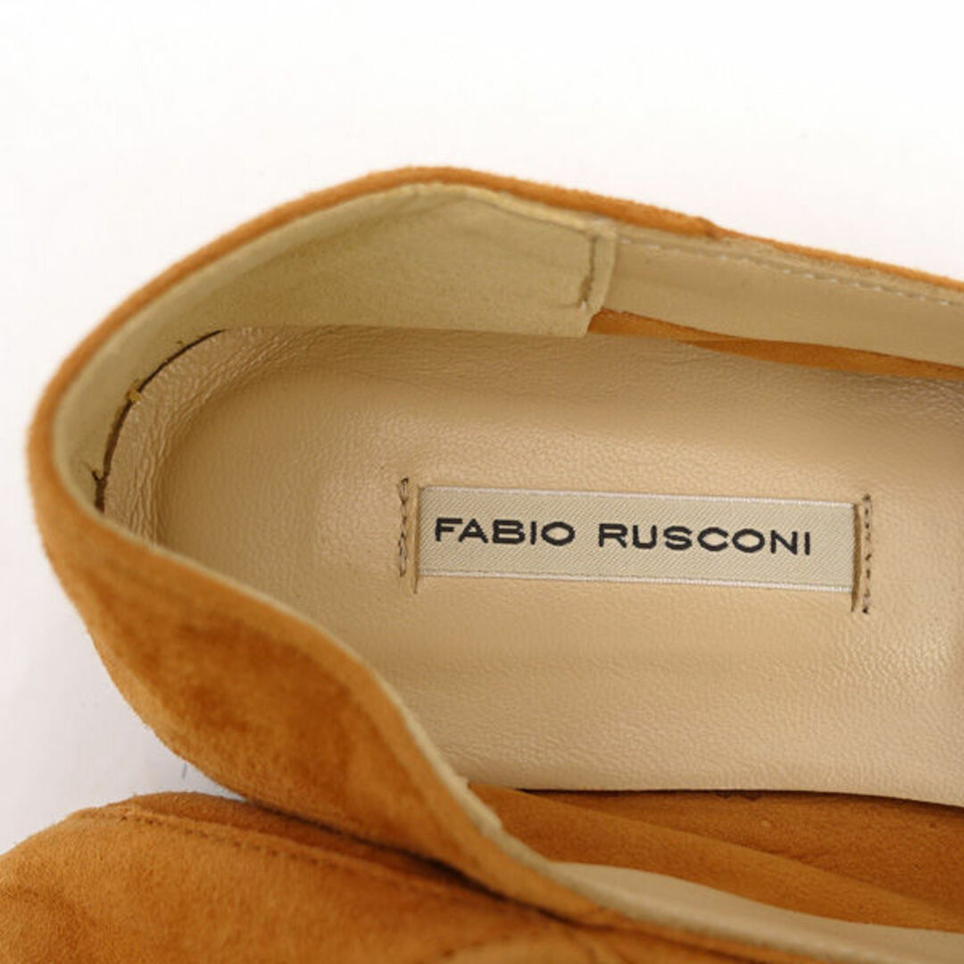 CLINIQUE(クリニーク)のFABIO RUSCONI / ファビオルスコーニ ◆バブーシュビットローファー/スエード/オレンジ/サイズ35 F01603 【女性/婦人】【靴/クツ/シューズ/SHOES】 レディースファッション【中古】 [0220523012] レディースの靴/シューズ(ローファー/革靴)の商品写真