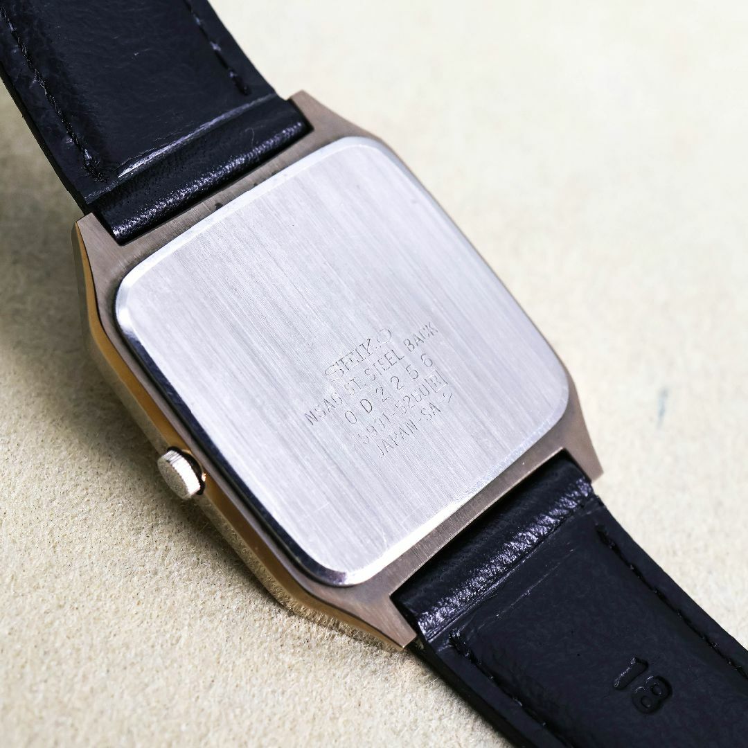 稼働 SEIKO Dolce 腕時計 NSAG 美品 レザー ゴールド 1535