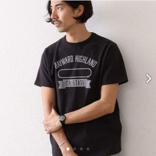 コーエン(coen)の今期coenヴィンテージライクプリントTシャツ/Mブラック黒半袖コーエン(Tシャツ/カットソー(半袖/袖なし))