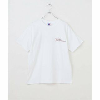 ベーセーストック(B.C STOCK)の【ホワイト】RUSSELL ATHLETIC/ラッセル・アスレティック 別注 プリントT-SH(カットソー(長袖/七分))
