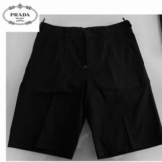 PRADA - プラダ UB333 プレート付きナイロンショーツ メンズ 46 PRADA - プラダ UB333 プレート付きナイロンショーツ メンズ 46