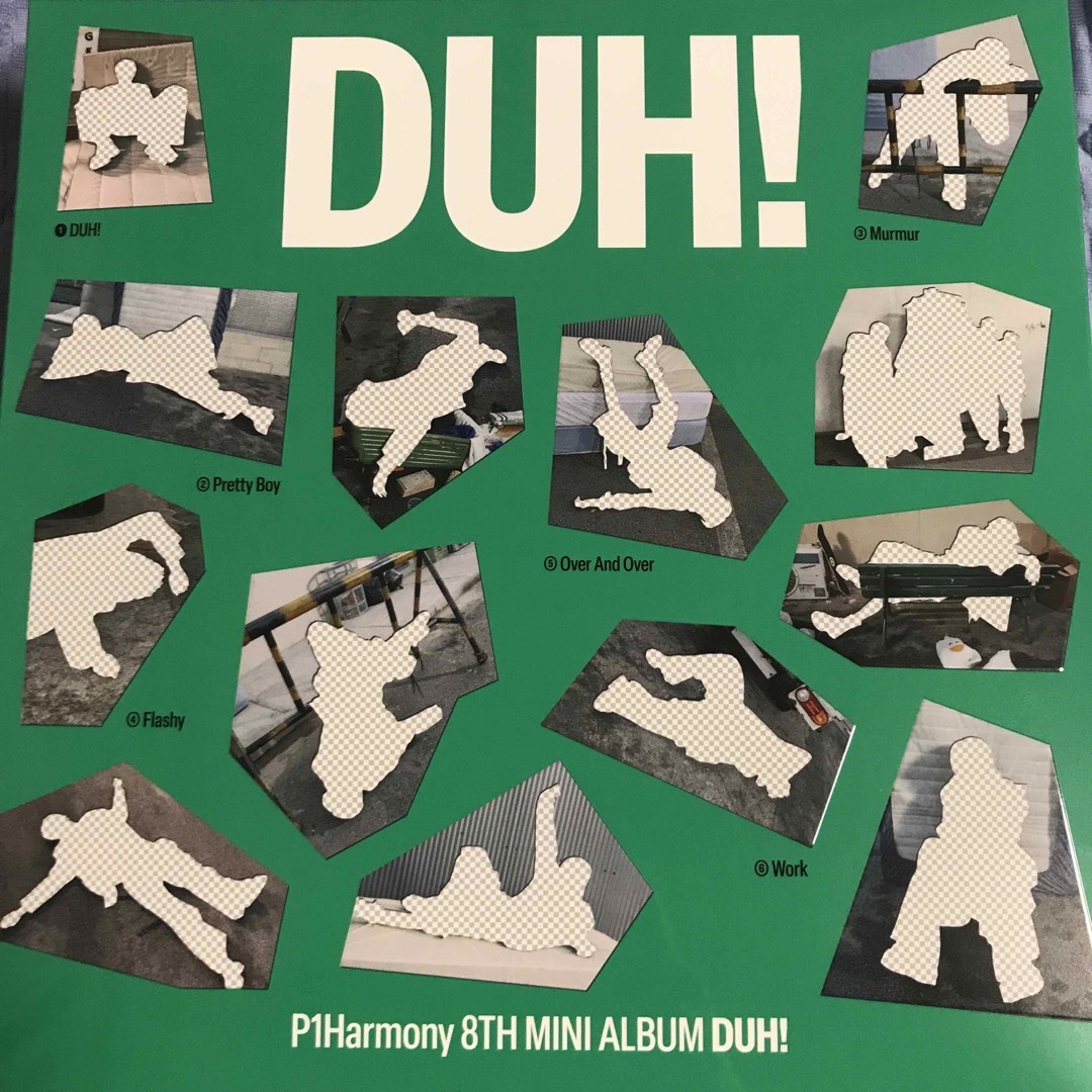 P1Harmony DUH! Plain White T ver. エンタメ/ホビーのCD(K-POP/アジア)の商品写真