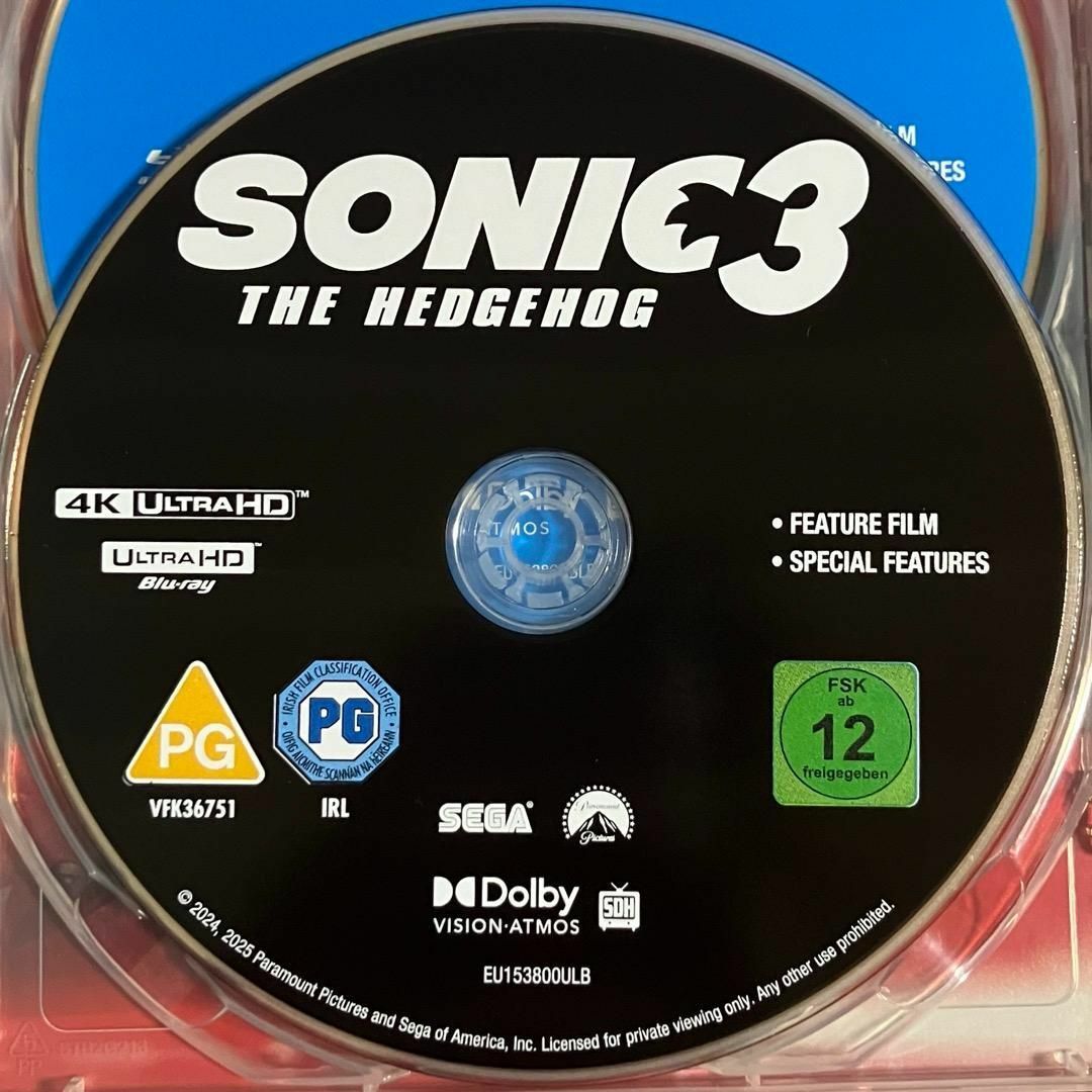 ソニック3 スチールブック 4K UHD【新品】【海外限定版】【日本語あり】 ソニック3 スチールブック 4K UHD【新品】【海外限定版】【日本