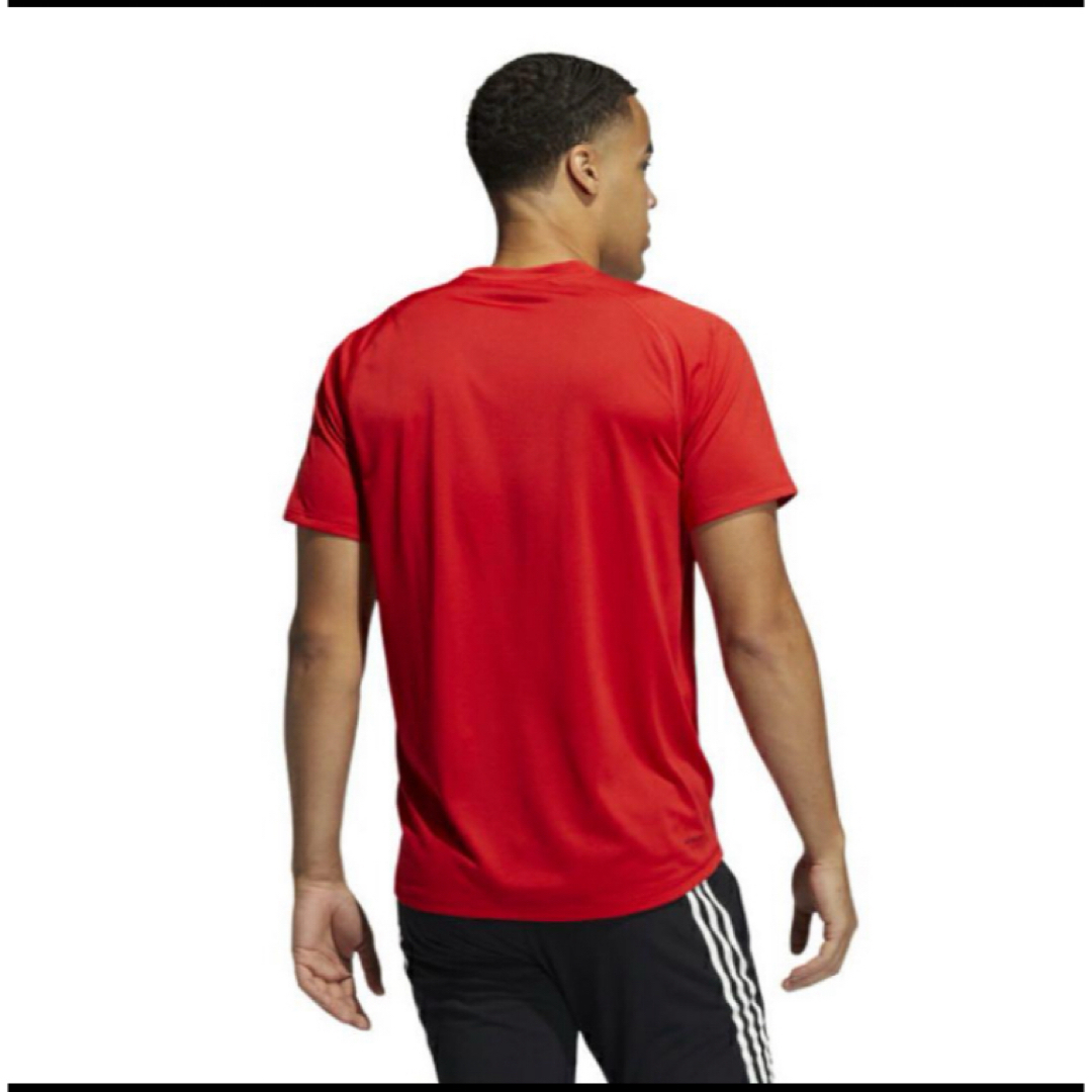 adidas(アディダス)のアディダス 半袖Tシャツ FREELIFT スポーツAEROREADY 赤 ロゴ メンズのトップス(Tシャツ/カットソー(半袖/袖なし))の商品写真