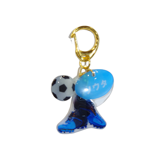 サッカー　●クラブ、サークル、習い事、部活動、趣味  キーホルダーシリーズ(オーダーメイド)