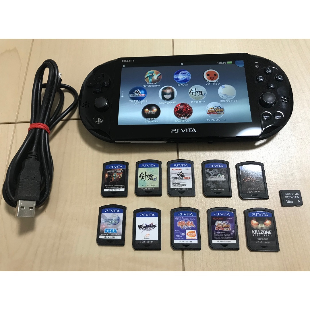 PlayStation Vita - ✨PSVITA PCH-2000本体＋ソフト10本セット✨16GSD付