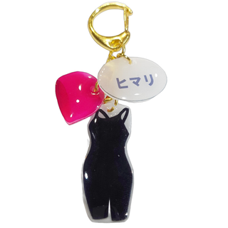 水泳　女の子　●クラブ、サークル、習い事、部活動、趣味  キーホルダーシリーズ(オーダーメイド)