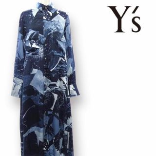 Y's - ワイズ YG-D08-500 フリルスリーブワンピース レディース Y's - ワイズ YG-D08-500 フリルスリーブワンピース レディース
