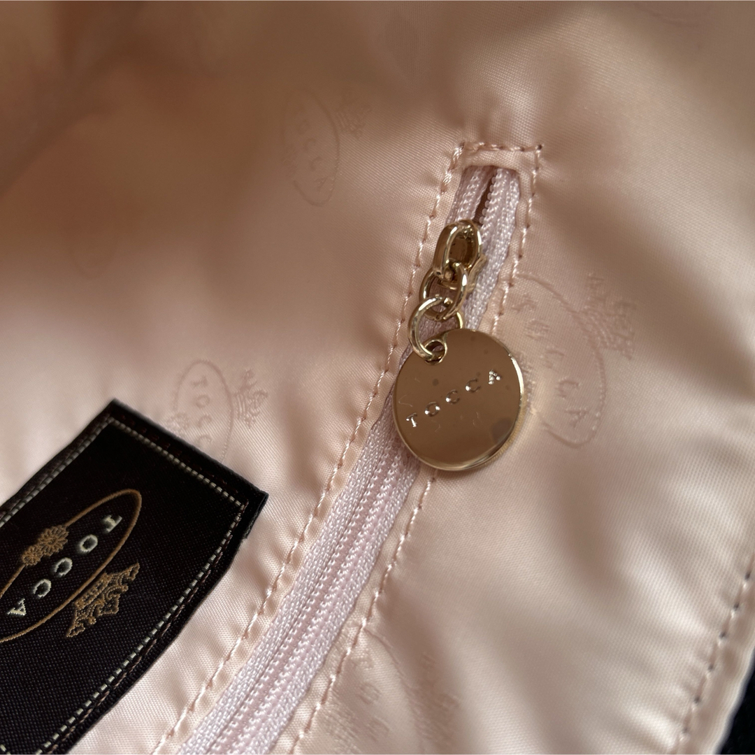 TOCCA - 美品 TOCCA CRESTA LEATHER POCHETTE 本革 レザーの通販