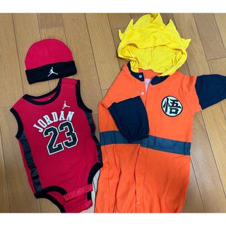 Jordan Brand（NIKE） - ジョーダン、ドラゴンボールロンパースセット