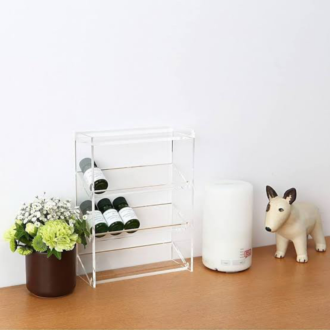 MUJI (無印良品)(ムジルシリョウヒン)の無印良品 アクリルボトルスタンド インテリア/住まい/日用品の収納家具(ケース/ボックス)の商品写真