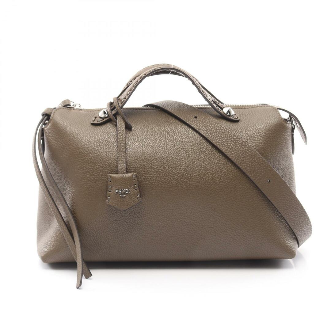 FENDI - フェンディ FENDI バイ ザ ウェイ セレリア ラージ ハンドバッグ バッグ レザー レディース カーキ系 8BL156ASU2F1F2W 【新品】