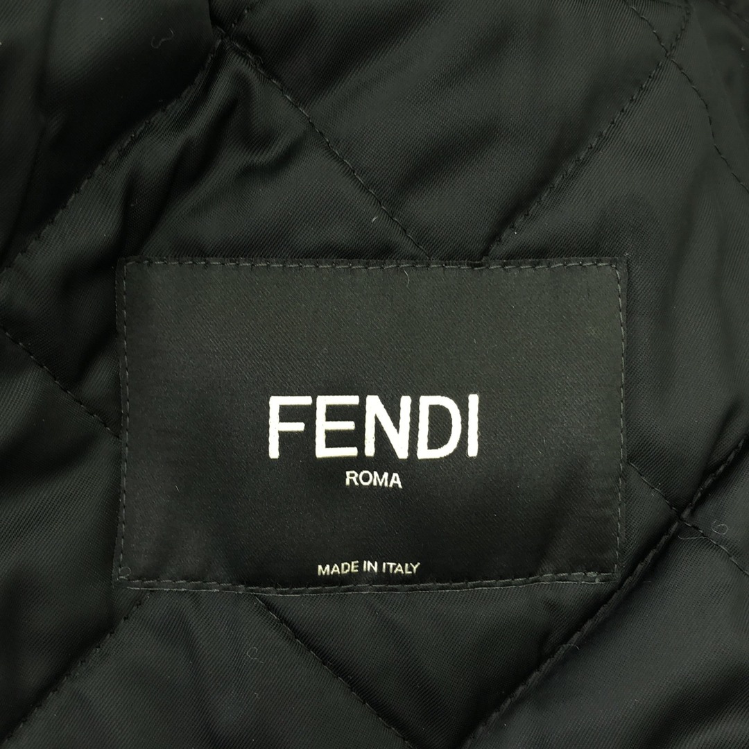 国内発送【FENDI】ダークグリーン ウール／モヘア ジャケット ジャケット ウール ベージュ | Fendi