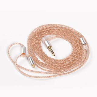 YYX4860 mmcx ケーブル 3.5mm 純銅 ケーブル 4芯 3.5mm(その他)