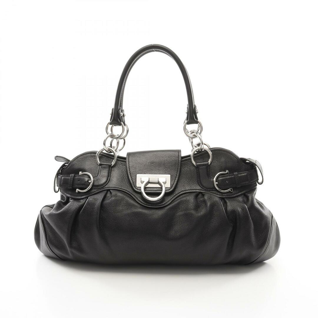 Salvatore Ferragamo - サルヴァトーレフェラガモ Salvatore Ferragamo マリッサ ガンチーニ ハンドバッグ バッグ レザー レディース ブラック系 21 8402 【中古】