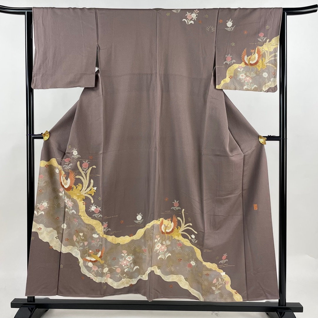 訪問着 身丈154.5cm 裄丈63.5cm 正絹 秀品 【中古】 レディースの水着/浴衣(着物)の商品写真