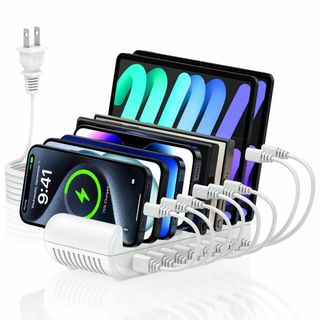 【在庫セール】USB充電ステーション 8ポート 65W 【4*PD&4*USB (その他)