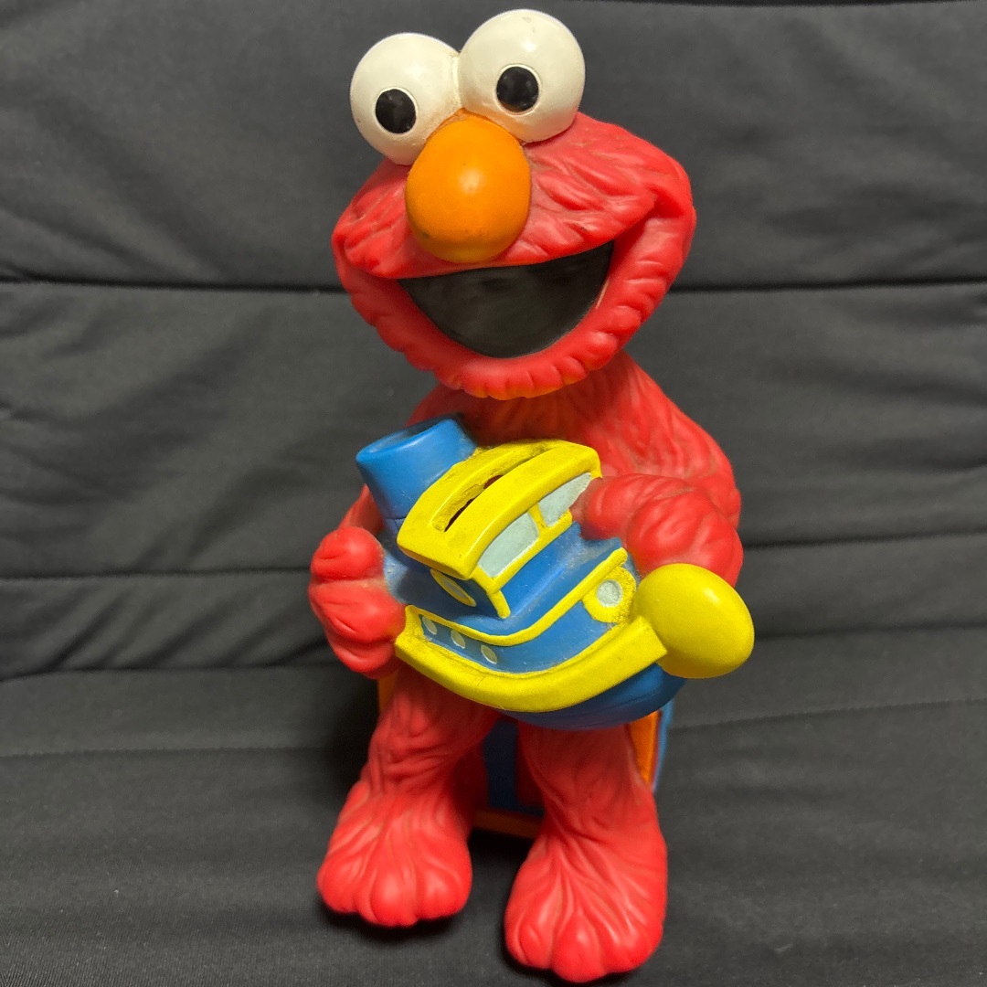 【おトク】 SESAME STREET の セサミストリート フィギュア 貯金箱 エルモ - その他