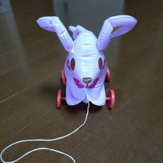 おさんぽコロコロ　風船おもちゃ　おもちゃペット　犬　ピンク　匿名発送(手押し車/カタカタ)
