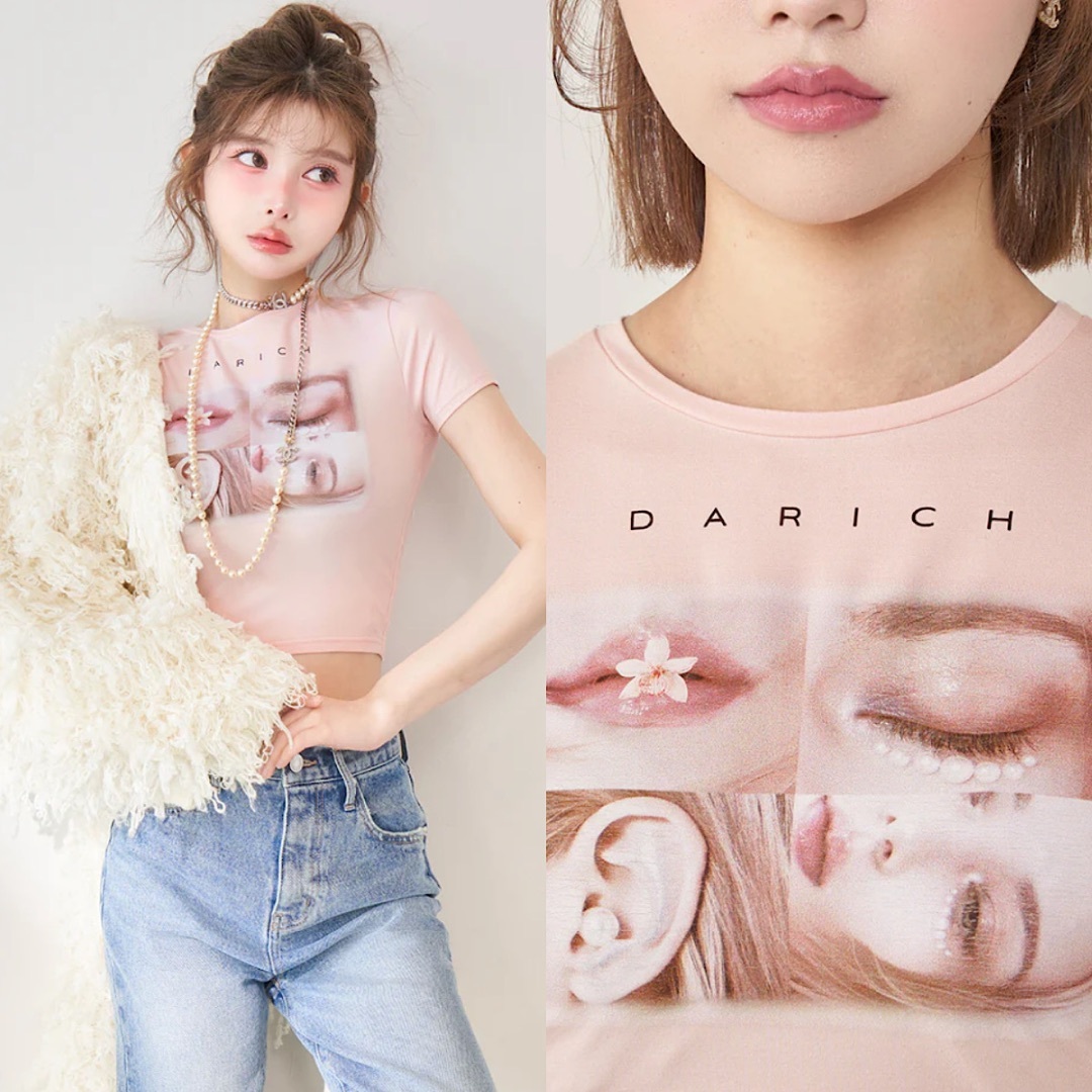 Darich - ダーリッチ　レディフォトコンパクトTシャツ