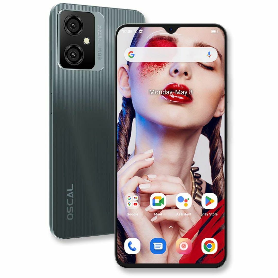 Android 12 SIMフリー スマホ 10GB ROM+128GB