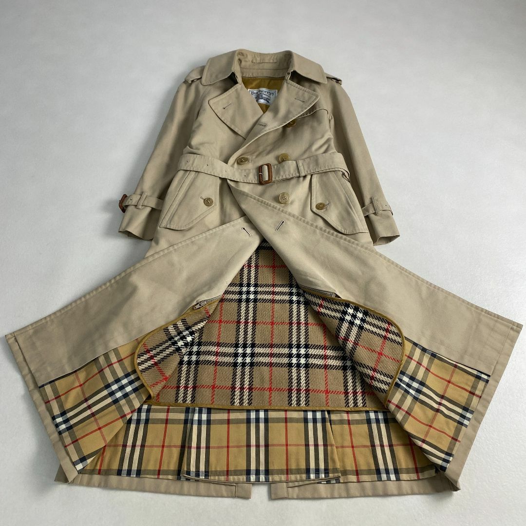 BURBERRY - バーバリー　トレンチコート　白タグ バーバリーズ ノバチェック マキシ丈