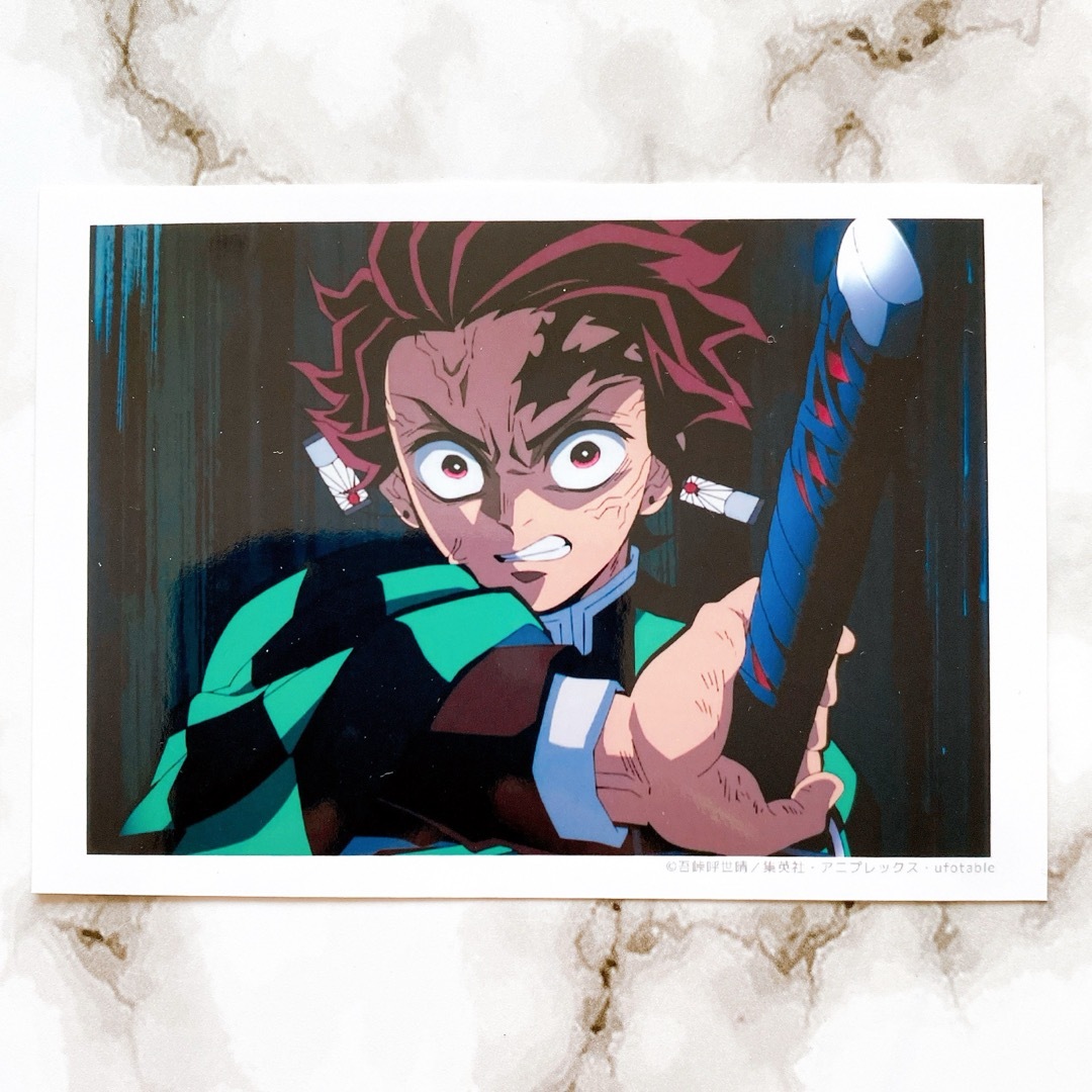 【鬼滅の刃】無限列車編 第4話 場面写ブロマイドくじ 竈門炭治郎 エンタメ/ホビーのアニメグッズ(その他)の商品写真