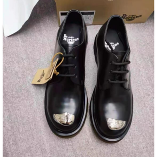 RAF SIMONS x Dr.martens ブラックレザーシューズ 42(ブーツ)