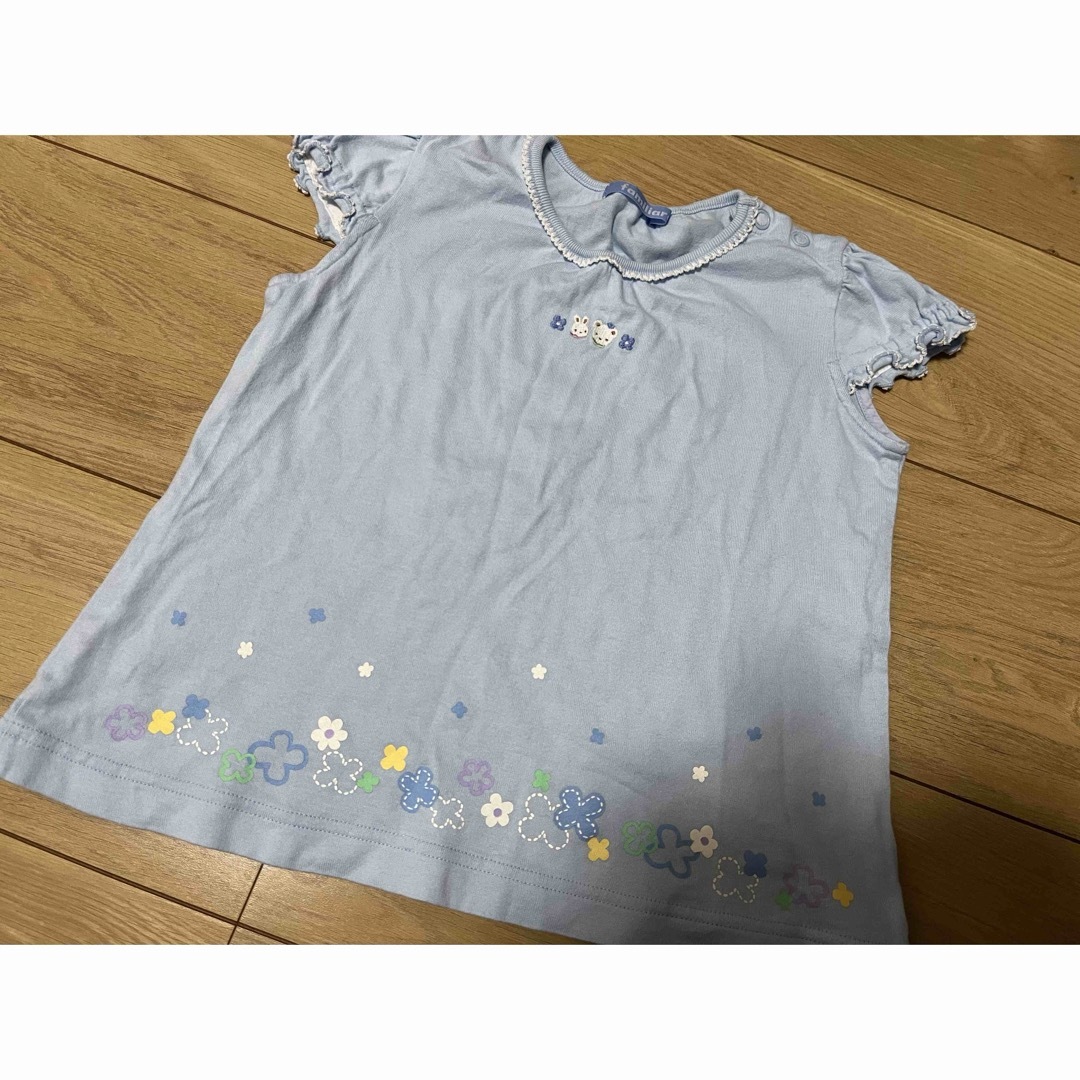familiar(ファミリア)のファミリア半袖100 キッズ/ベビー/マタニティのキッズ服女の子用(90cm~)(Tシャツ/カットソー)の商品写真